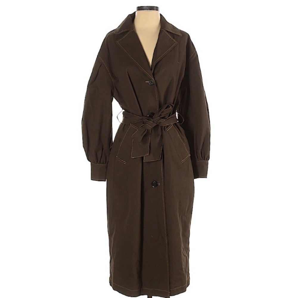 TAG ON ASOS DESIGN Balloon Sleeve Trench Coat